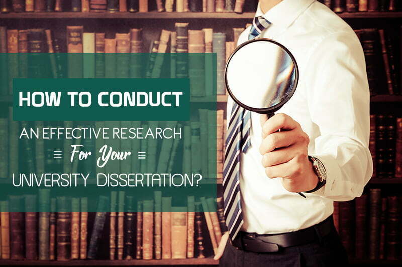 how to conduct research for dissertation